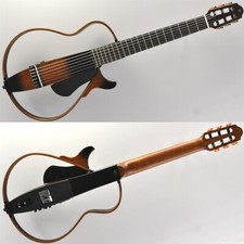 Yamaha SLG200N TBS Nylon String Model Silent Acoustic Electric Guitar w/Gig Bag