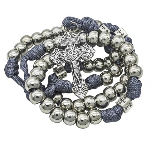 Paracord heavy duty rosary - heavy,