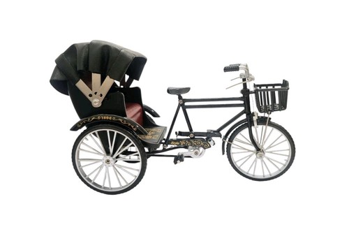 Die cast plastic bicycle 3 - plastic,