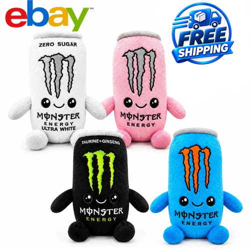 Monster energy can plush - energy, toy