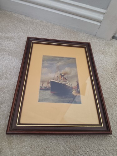 Rms titanic vintage framed - titanic,