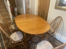 Ercol Ash Table And Chairs