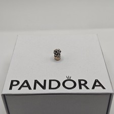 Genuine Pandora Gold Two Tone Love Flower Bouquet Charm ALE 925 790441