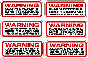 Warning car alarm - warning, gps