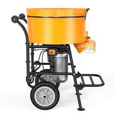120L Mobile Mortar Mixer Concrete Mixer Durable Pan Mixer Small Mixing Plant