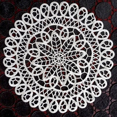 4pcs white vintage - 12",