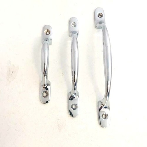 Polished chrome victorian sash - victorian,