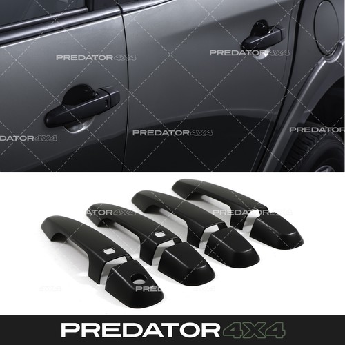 Black abs keyless door handle - abs,