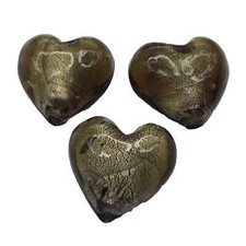 Chunky Glass Heart 2cm Beads