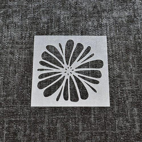 Flower stencil design - stencil,
