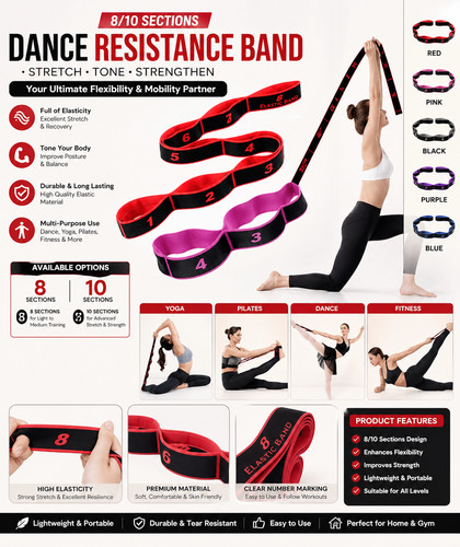 Fitness resistance band for - resistance,