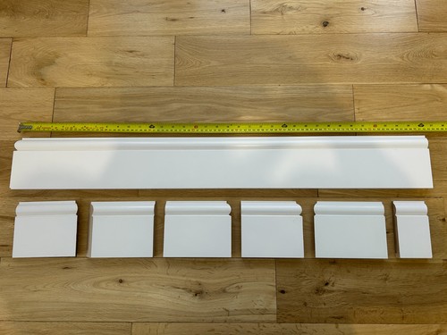 Skirting board white fully - board,