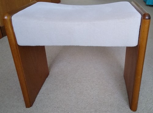 Stag upholstered bedroom stool - stag,