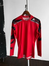 Adidas Mens Red Black Techfit