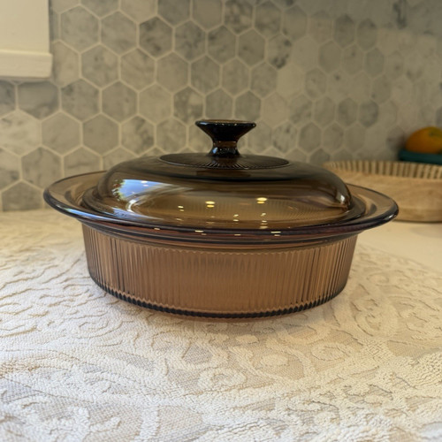 Vintage pyrex vision - vintage, brown