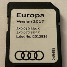Genuine Audi 2017 RMC Satellite Navigation SAT NAV SD Card 8X0 919 884 K
