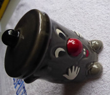 DUSTY BIN - CERAMIC MONEY BOX - 1980s - 3-2-1 TED ROGERS