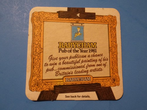 Vintage beer drink coaster mat - coaster,