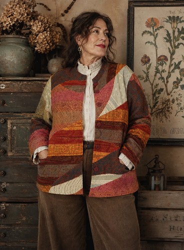 Orvis patchwork wool - patchwork, mandarin