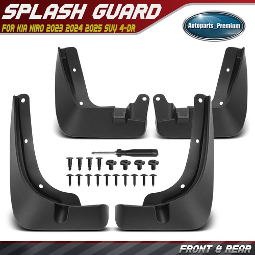 4pcs front rear splash - front,