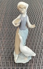 Lladro Figurine Girl Feeding