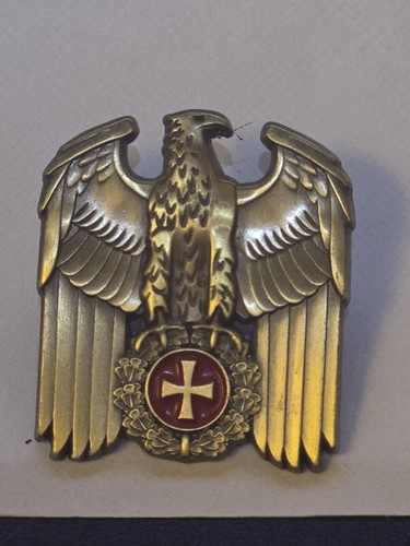 Wwii german red cross visor - red,