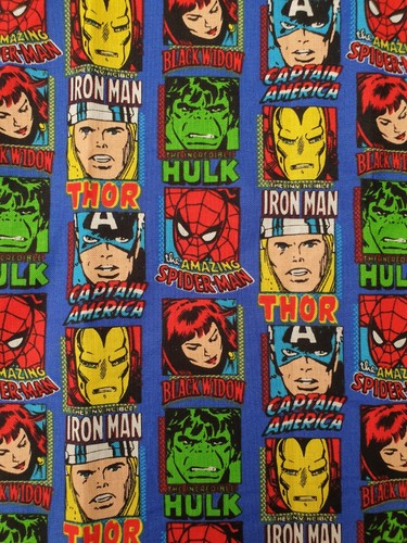 Avengers fabric end - fabric, roll
