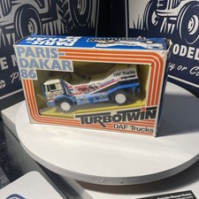 PORTEGIES DAF 3600 TURBO TWIN PARIS-DAKAR '86 #601 JAN DE ROOY- 1:50 GOOD IN BOX