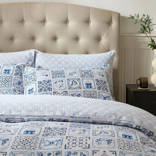 Christy delf tiles duvet cover - christy,