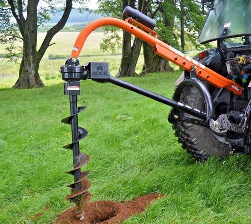 Tractor mounted pto hole borer - hole,
