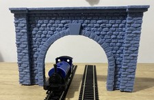 OO Gauge Tunnel double  Track Stone Portal Model Railway Train Layout 1:76 Scale