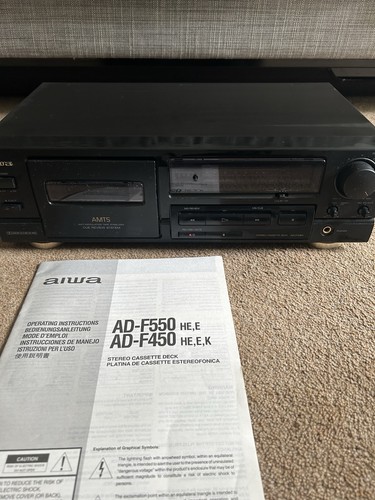 Aiwa stereo cassette deck - aiwa,