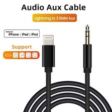 Aux Cable For IPhone 3.5mm Lead Car Stereo Transfer Music Jack Adapter