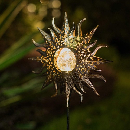 Led stake light - sun, moon
