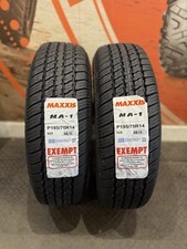 2 x 195/75 R14 Maxxis MA-1 92S WHITE WALL (195 75 14) 2025 DOT dates - TWO TYRES