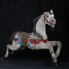 Rare 19th century fairground Bayol carousel horse