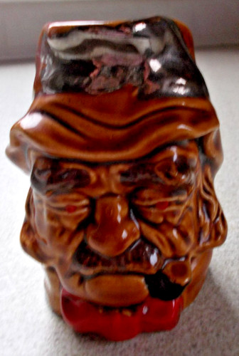 Small old gaffer toby jug - small,