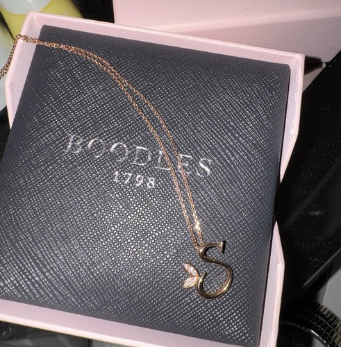 Boodles love letter rose gold - love,