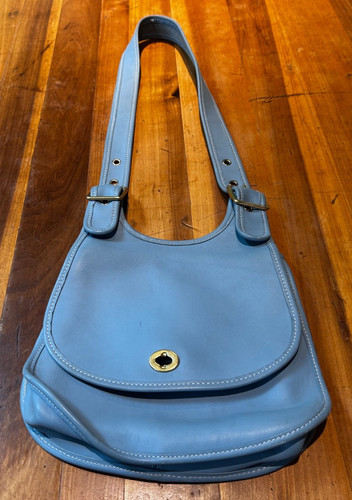 Coach leather saddlebag purse - leather,