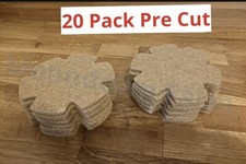20 x CANARY FINCH PRE CUT JUTE NEST PAN QUALITY FELTS LINER- BREEDING