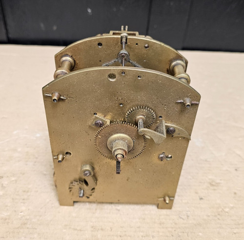 Antique fusee clock movement - clock,