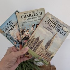 3 Vintage Ladybird Books – Series 561, 601, 662 – History & Music – Collectable