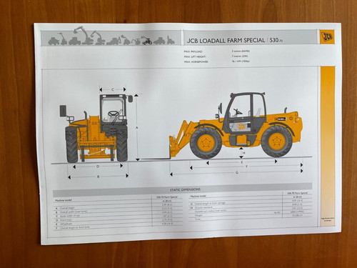 Jcb 530 loadall - jcb, farm