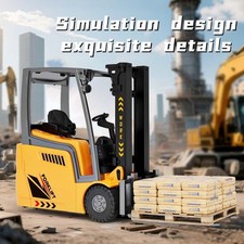 Metal Plastic Remote Control Forklift 1/16 Tabletop Toys Model  Kids Gift