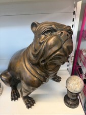 Vintage Bronze Brass Bulldog