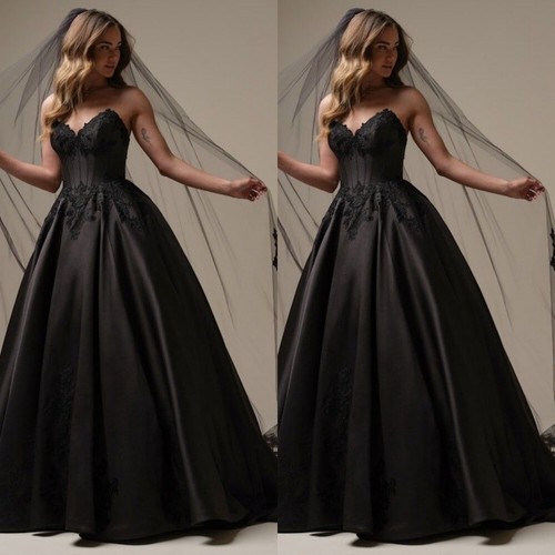 Gothic wedding dresses lace - wedding,
