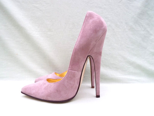 Pinky beige suede - pinky, heel