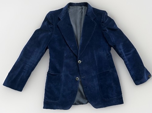 Vintage blue velvet smoking - vintage,