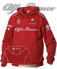 Felpa hoodie printed Argento Alfa Romeo Cuore Sportivo 3 Alfissimo colore Ro