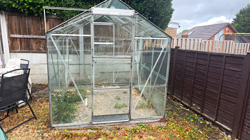 Glass greenhouse and will have - and,